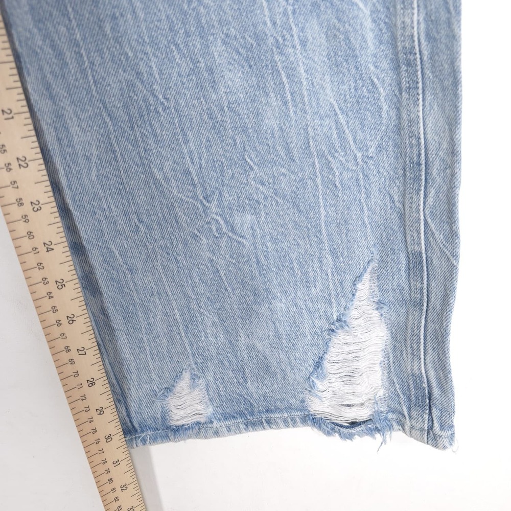 PLAYBOY Club Pacsun NWOT Jeans Women 26 Distressed Wide Leg Graphic Bunny Denim - Picture 8 of 13